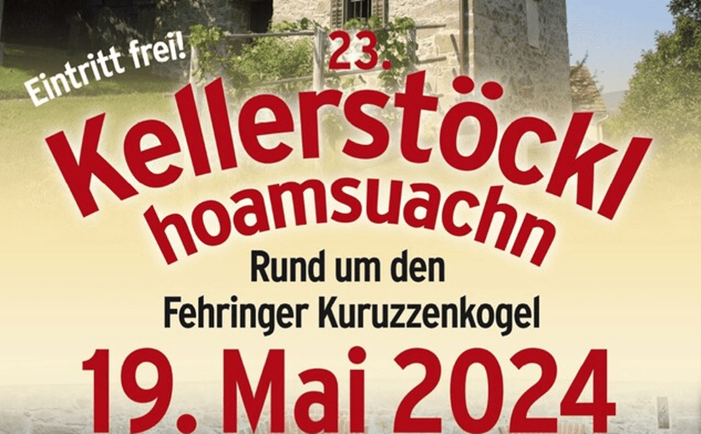 Kellerstöckl Hoamsuachen Plakat