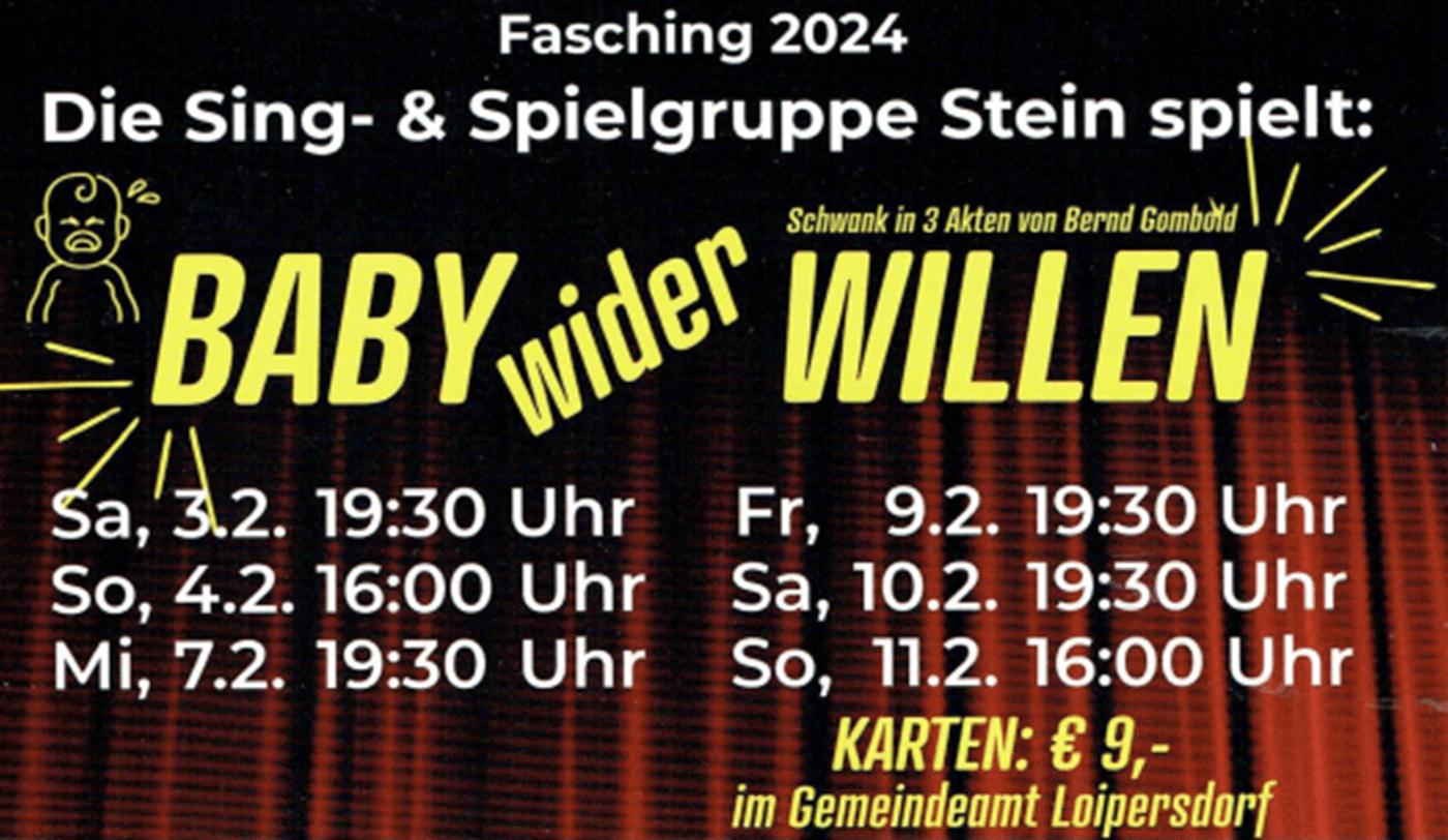 Spielplan Theater Bad Loipersdorf