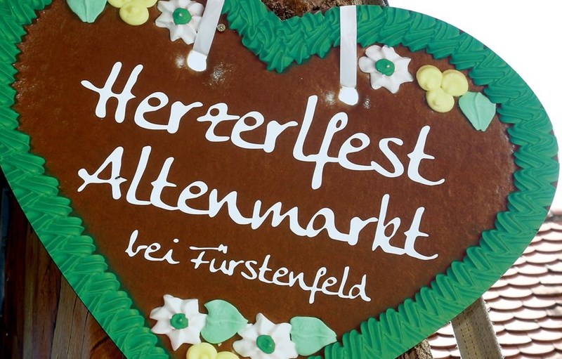 Lebkuchenherz für Herzerlfest in Altenmarkt